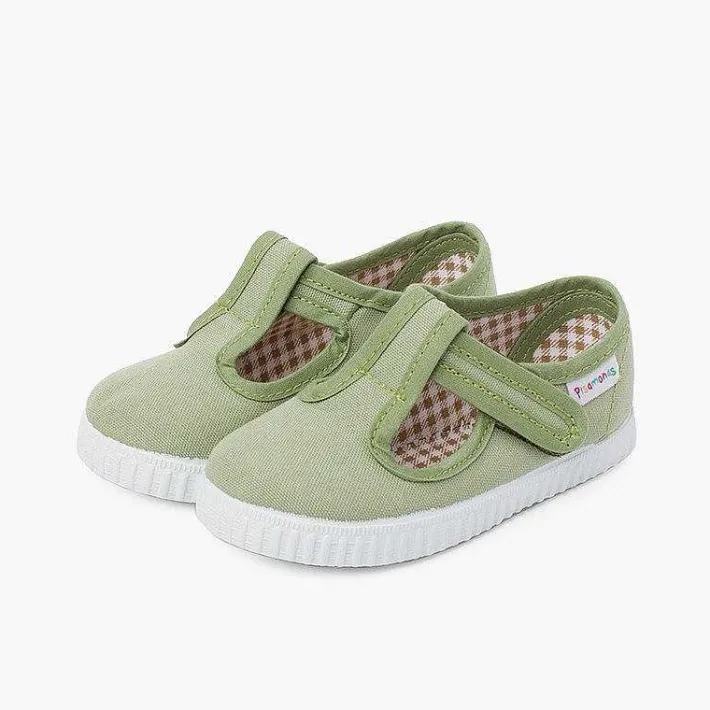 Pisamonas Trainers>Boys T-Bar Loop Fasteners Shoes