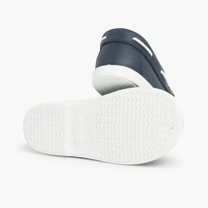 Pisamonas Boat Shoes>Boys Washable Leather Boat Shoes