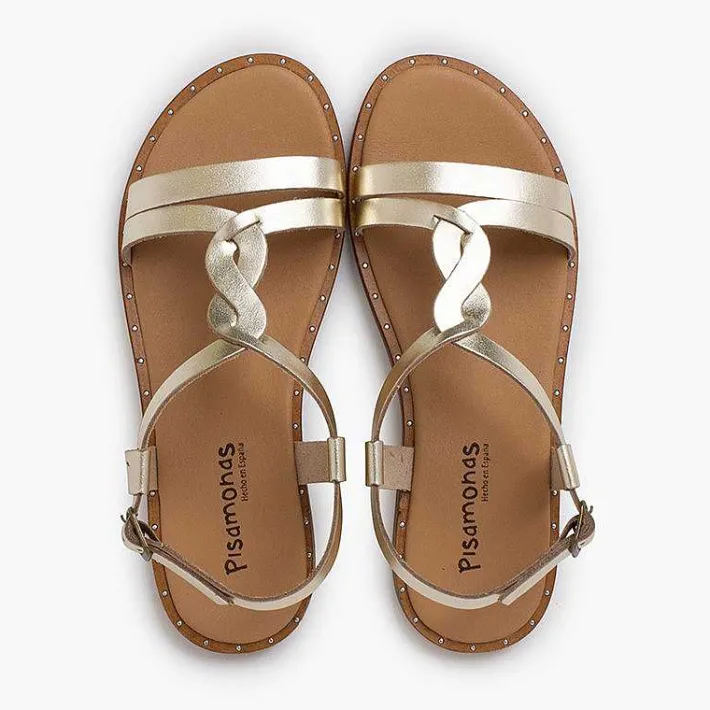 Pisamonas Sandals>Braided Central Strap Sandals