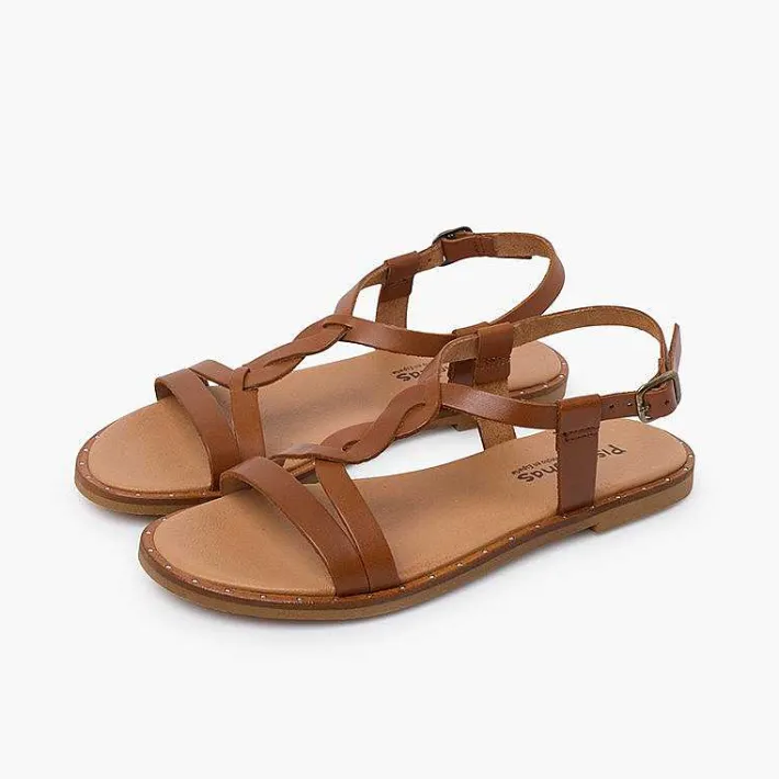 Pisamonas Sandals>Braided Central Strap Sandals