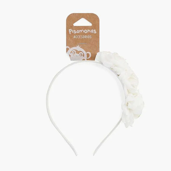 Pisamonas Hair Accessories>Burnt Edges Flower Headband