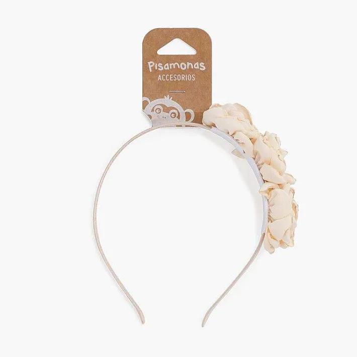 Pisamonas Hair Accessories>Burnt Edges Flower Headband