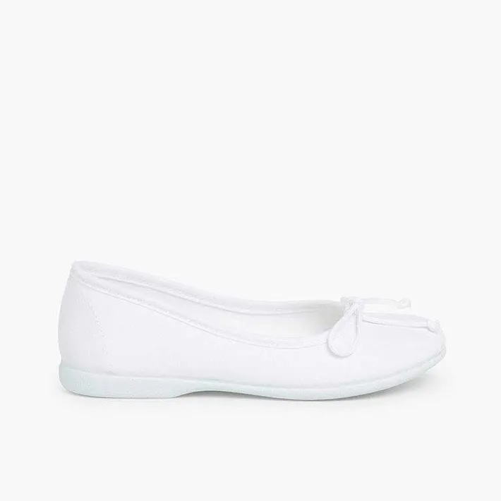 Pisamonas Ballet Pumps And Flats>Canvas Ballerina Flats