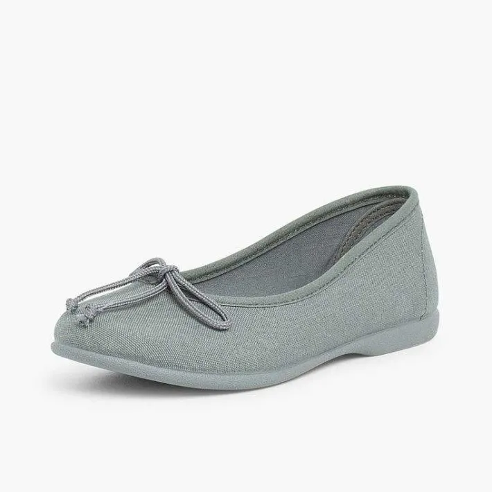 Pisamonas Ballet Pumps And Flats>Canvas Ballerina Flats