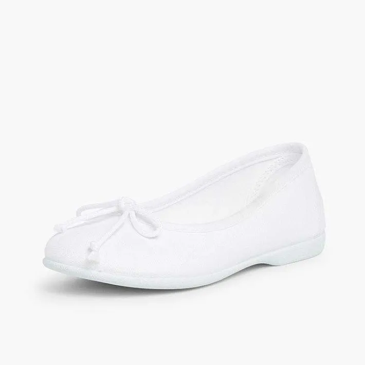 Pisamonas Ballet Pumps And Flats>Canvas Ballerina Flats