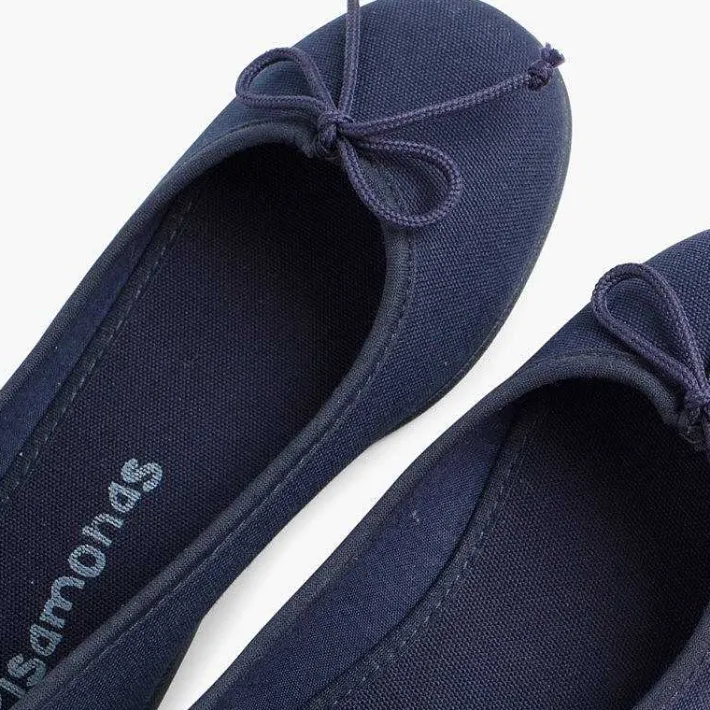 Pisamonas Ballet Pumps And Flats>Canvas Ballerina Flats