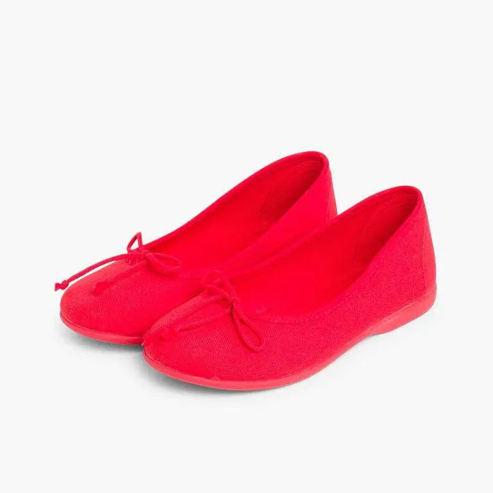 Pisamonas Ballet Pumps And Flats>Canvas Ballerina Flats