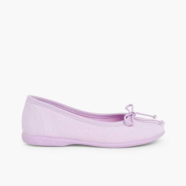 Pisamonas Ballet Pumps And Flats>Canvas Ballerina Flats