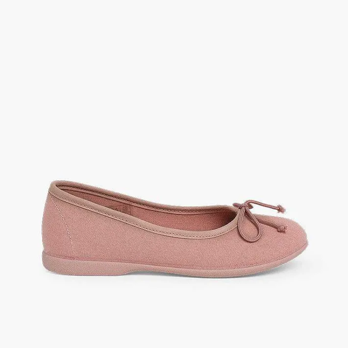 Pisamonas Ballet Pumps And Flats>Canvas Ballerina Flats