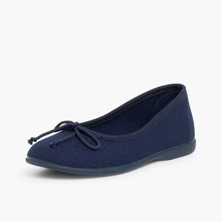Pisamonas Ballet Pumps And Flats>Canvas Ballerina Flats