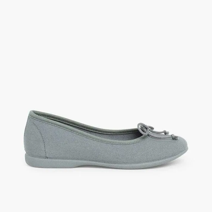 Pisamonas Ballet Pumps And Flats>Canvas Ballerina Flats