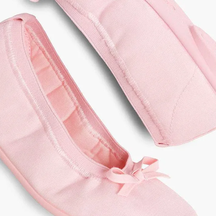Pisamonas Ballet Pumps And Flats>Canvas Ballet Flats With Ribbon