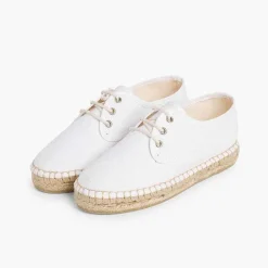 Pisamonas Brogues And Bluchers>Canvas Bluchers With Rope Sole