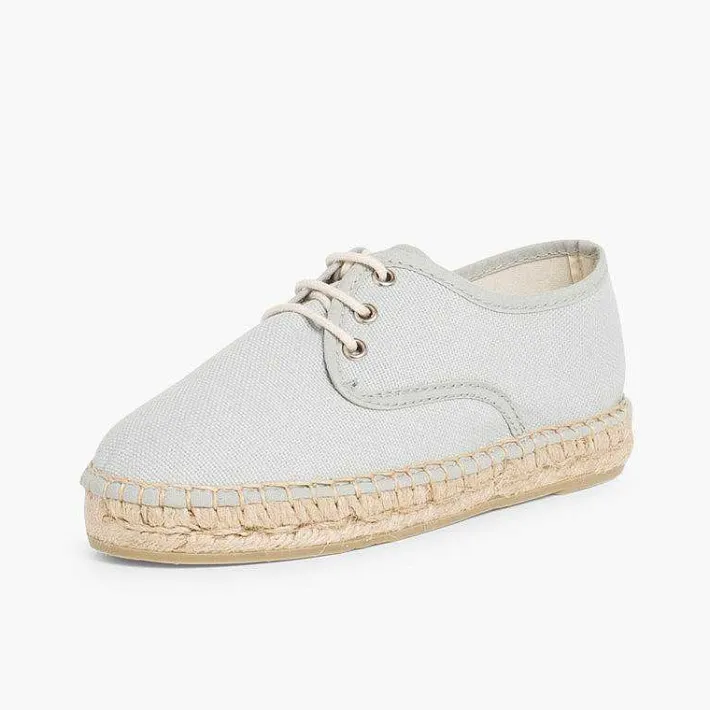Pisamonas Brogues And Bluchers>Canvas Bluchers With Rope Sole