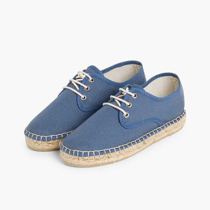 Pisamonas Brogues And Bluchers>Canvas Bluchers With Rope Sole