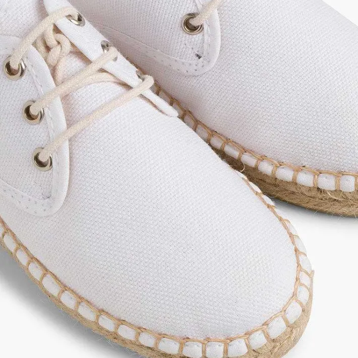 Pisamonas Brogues And Bluchers>Canvas Bluchers With Rope Sole