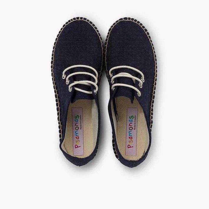 Pisamonas Brogues And Bluchers>Canvas Bluchers With Rope Sole