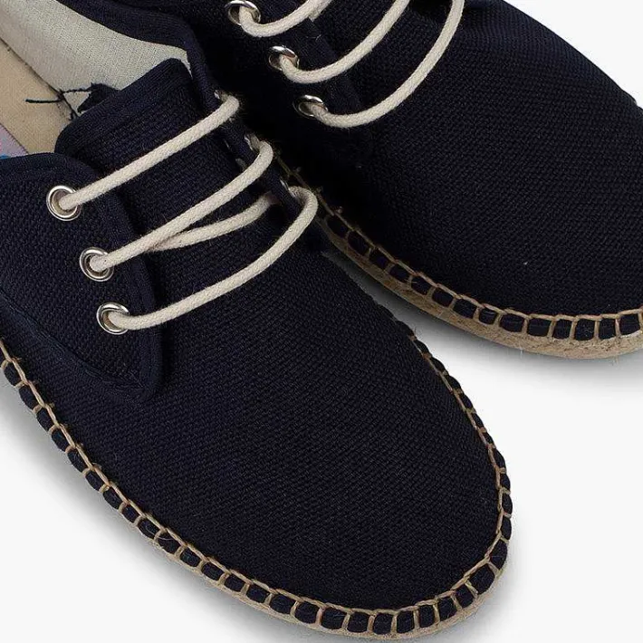 Pisamonas Brogues And Bluchers>Canvas Bluchers With Rope Sole
