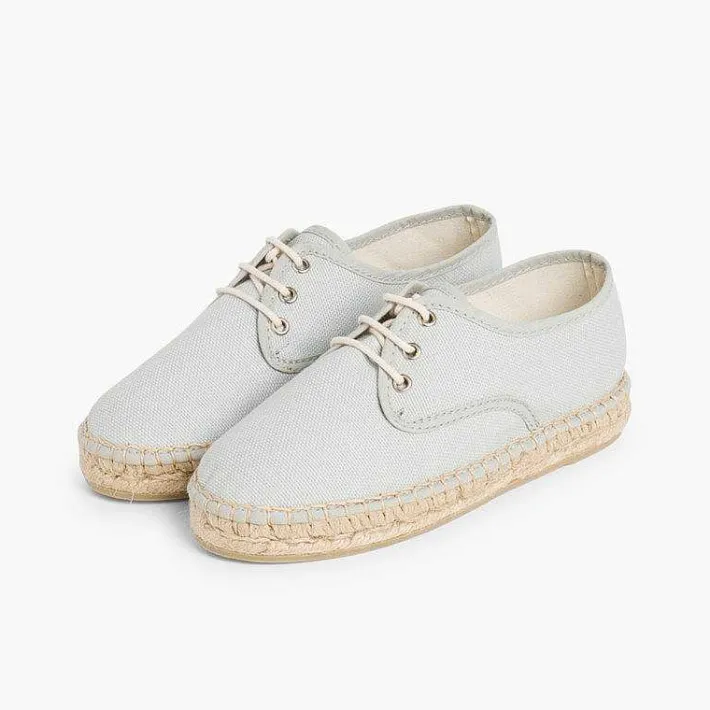 Pisamonas Brogues And Bluchers>Canvas Bluchers With Rope Sole