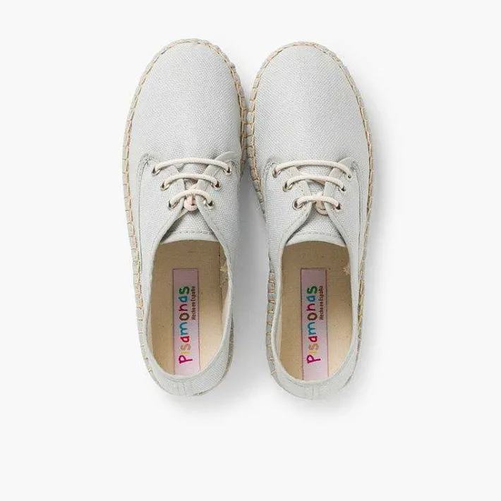 Pisamonas Brogues And Bluchers>Canvas Bluchers With Rope Sole
