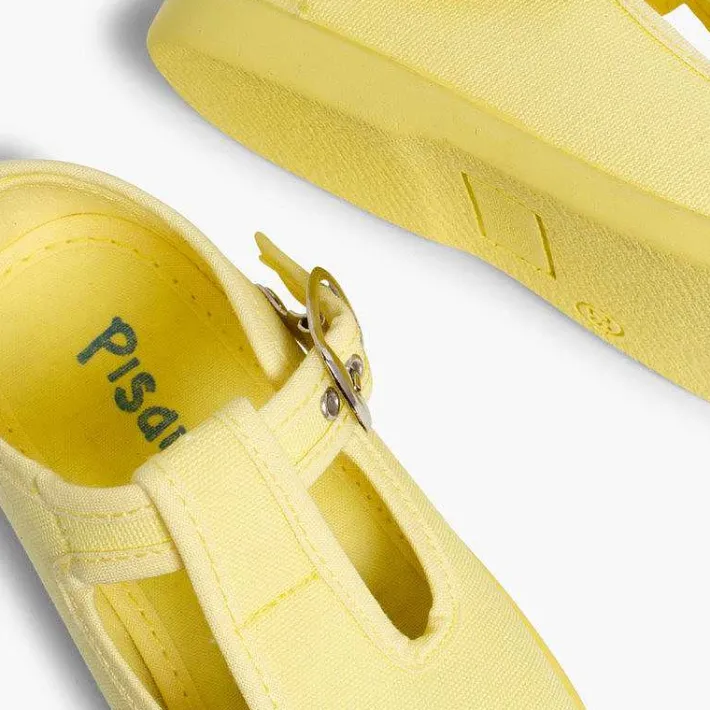 Pisamonas T-Bar Shoes>Canvas Buckle Up T-Bar Shoes