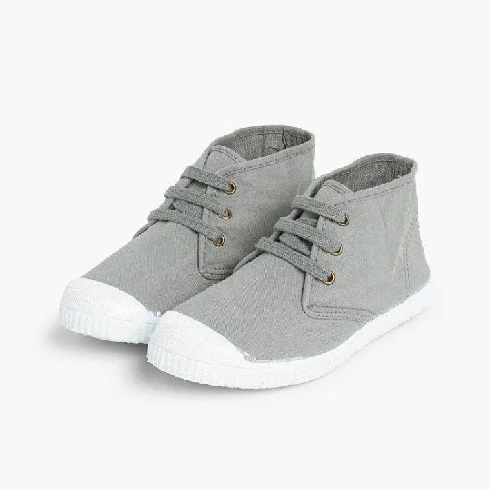 Pisamonas Boots>Canvas High Top Trainers