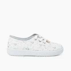 Pisamonas Trainers>Canvas Kids Sneakers Laces Balloons