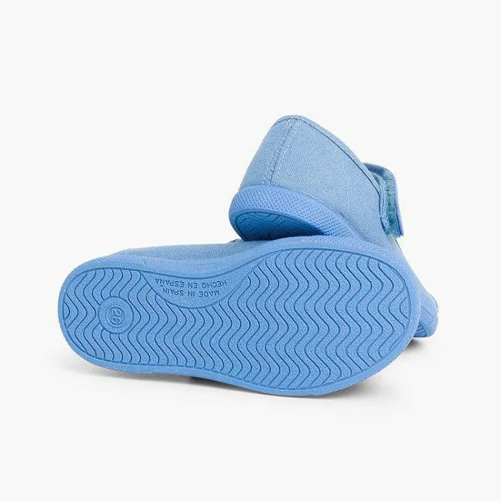 Pisamonas Mary Janes>Canvas Loop Fasteners Mary Janes Rubber Toes