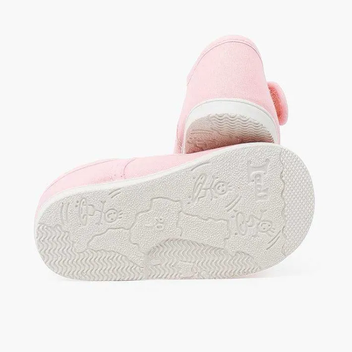 Pisamonas Mary Janes>Canvas Mary Janes Thin Sole Riptape