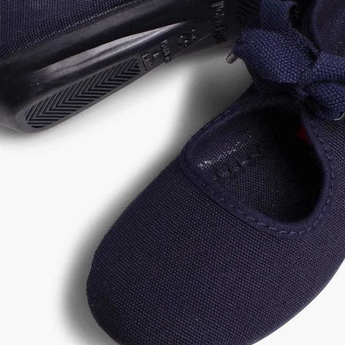 Pisamonas Mary Janes>Canvas Mary Janes With Bow