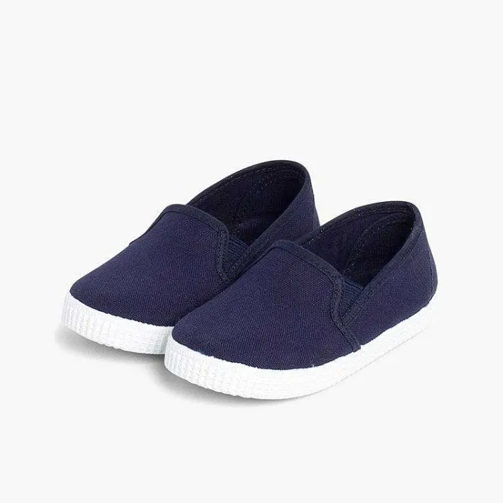 Pisamonas Trainers>Canvas Plimsoll With Elastic