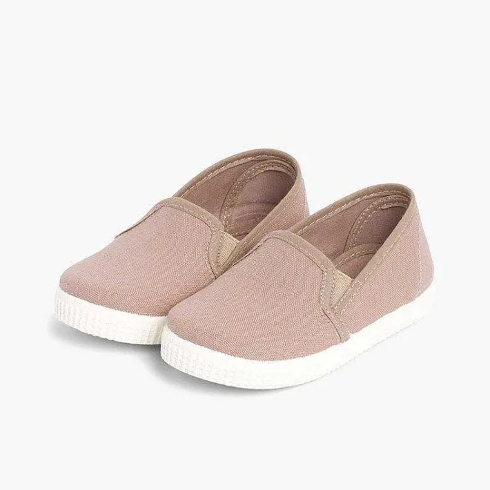 Pisamonas Trainers>Canvas Plimsoll With Elastic