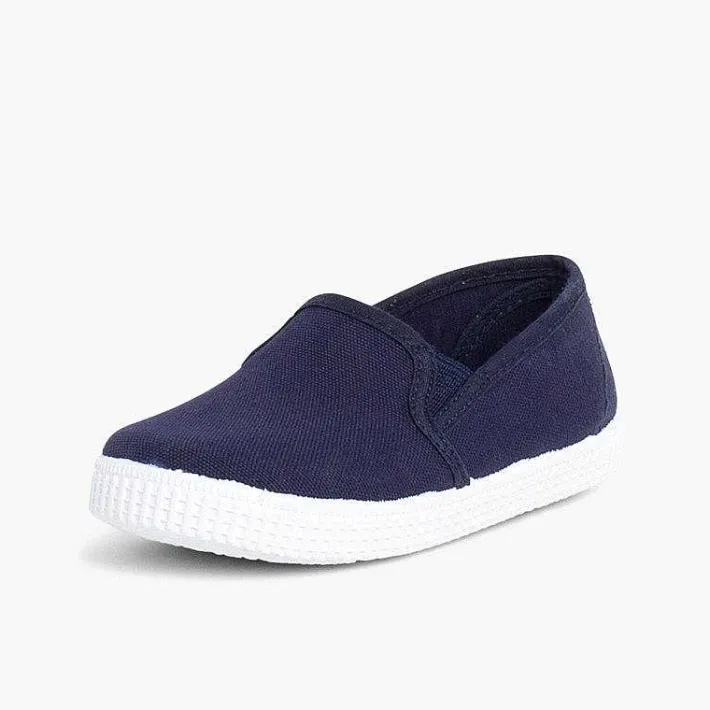 Pisamonas Trainers>Canvas Plimsoll With Elastic