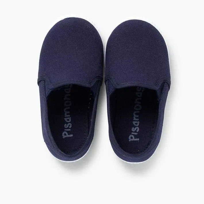 Pisamonas Trainers>Canvas Plimsoll With Elastic