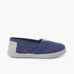 Pisamonas Trainers>Canvas Trainers With Elastic And Heel Detail