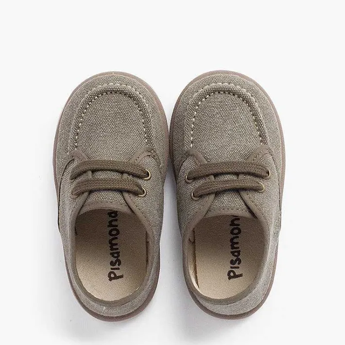 Pisamonas Trainers>Casual Canvas Deck Shoes With Sport Sole