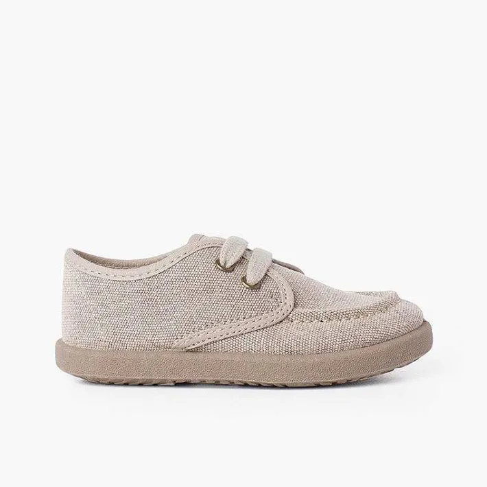 Pisamonas Trainers>Casual Canvas Deck Shoes With Sport Sole