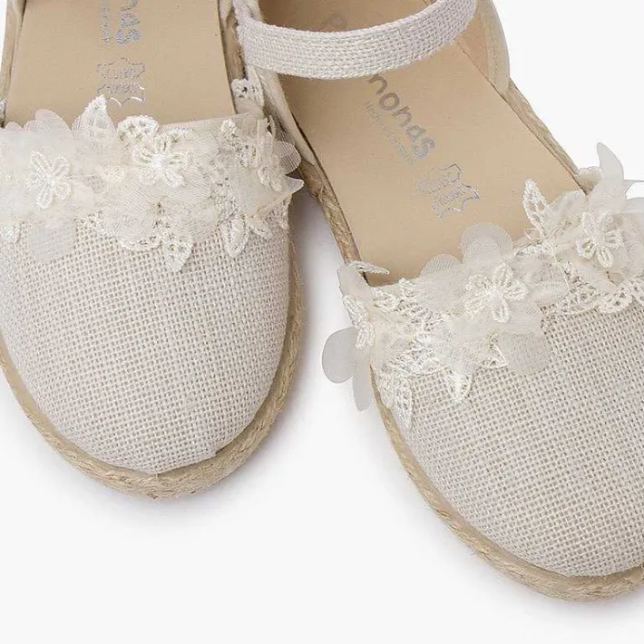 Pisamonas Espadrilles>Ceremony Espadrilles With Lace