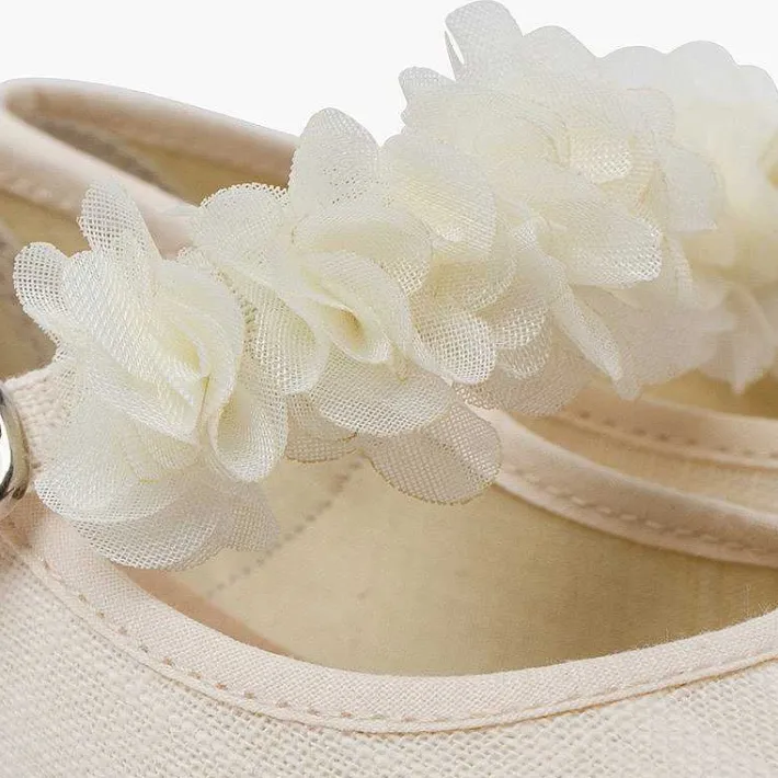 Pisamonas Communion Shoes>Ceremony Mary Janes Flower Straps