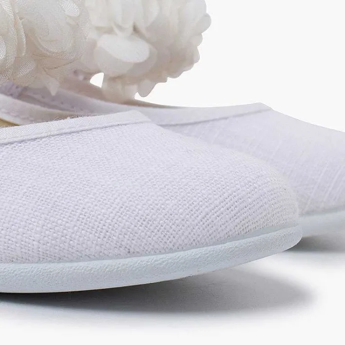 Pisamonas Communion Shoes>Ceremony Mary Janes Flower Straps