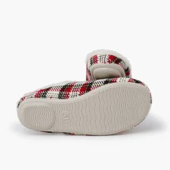 Pisamonas Slippers>Checked Pure Wool Slippers Colour Cuadros