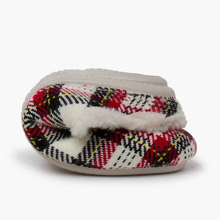 Pisamonas Slippers>Checked Pure Wool Slippers Colour Cuadros