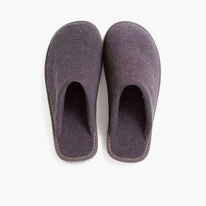 Pisamonas Slippers>Children'S Towel Slippers Colour Dark Grey