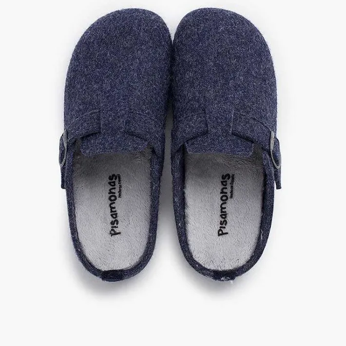 Pisamonas Slippers>Clogs House Buckle Padded Plant