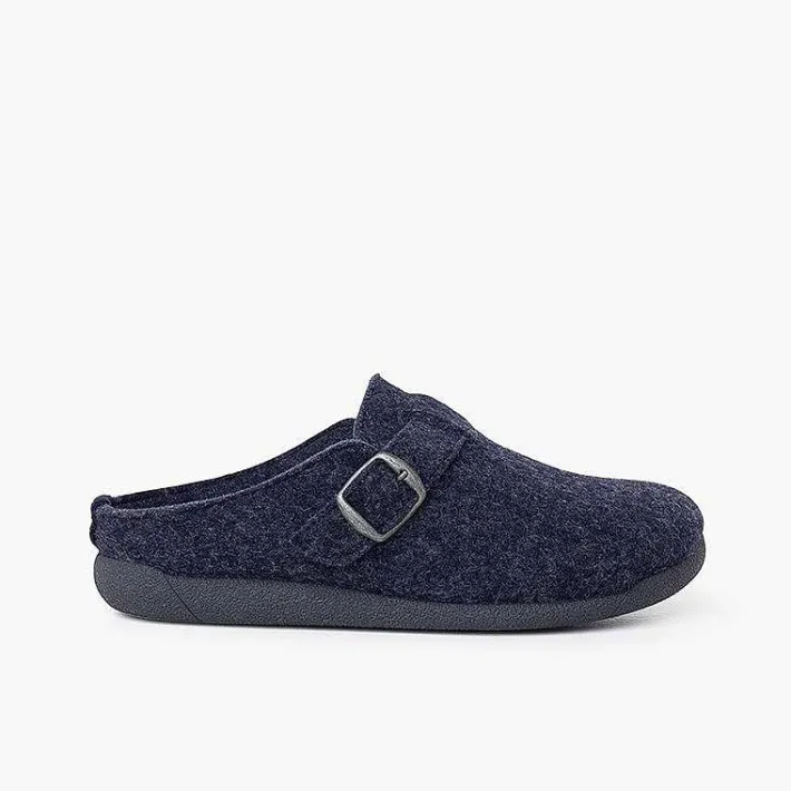 Pisamonas Slippers>Clogs House Buckle Padded Plant
