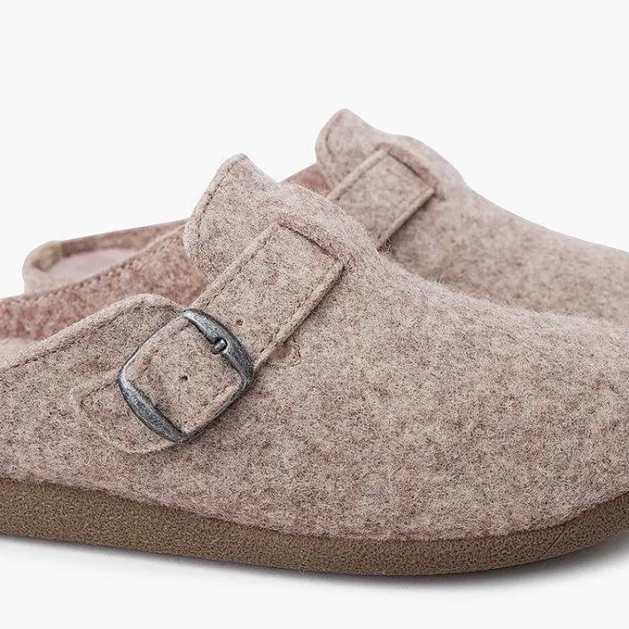 Pisamonas Slippers>Clogs House Buckle Padded Plant