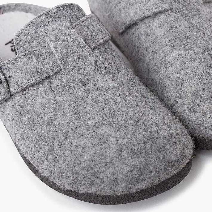 Pisamonas Slippers>Clogs House Buckle Padded Plant