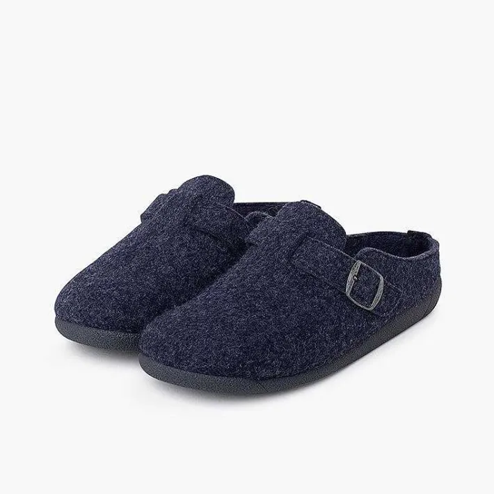 Pisamonas Slippers>Clogs House Buckle Padded Plant