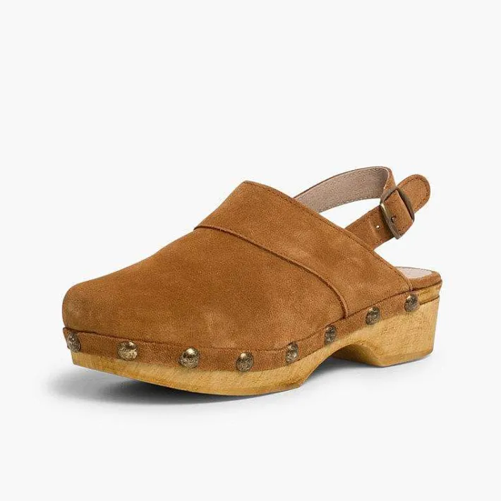Pisamonas Sandals>Clogs With Wood-Like Soles