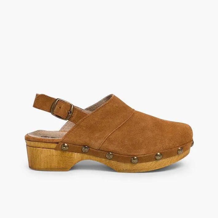 Pisamonas Sandals>Clogs With Wood-Like Soles